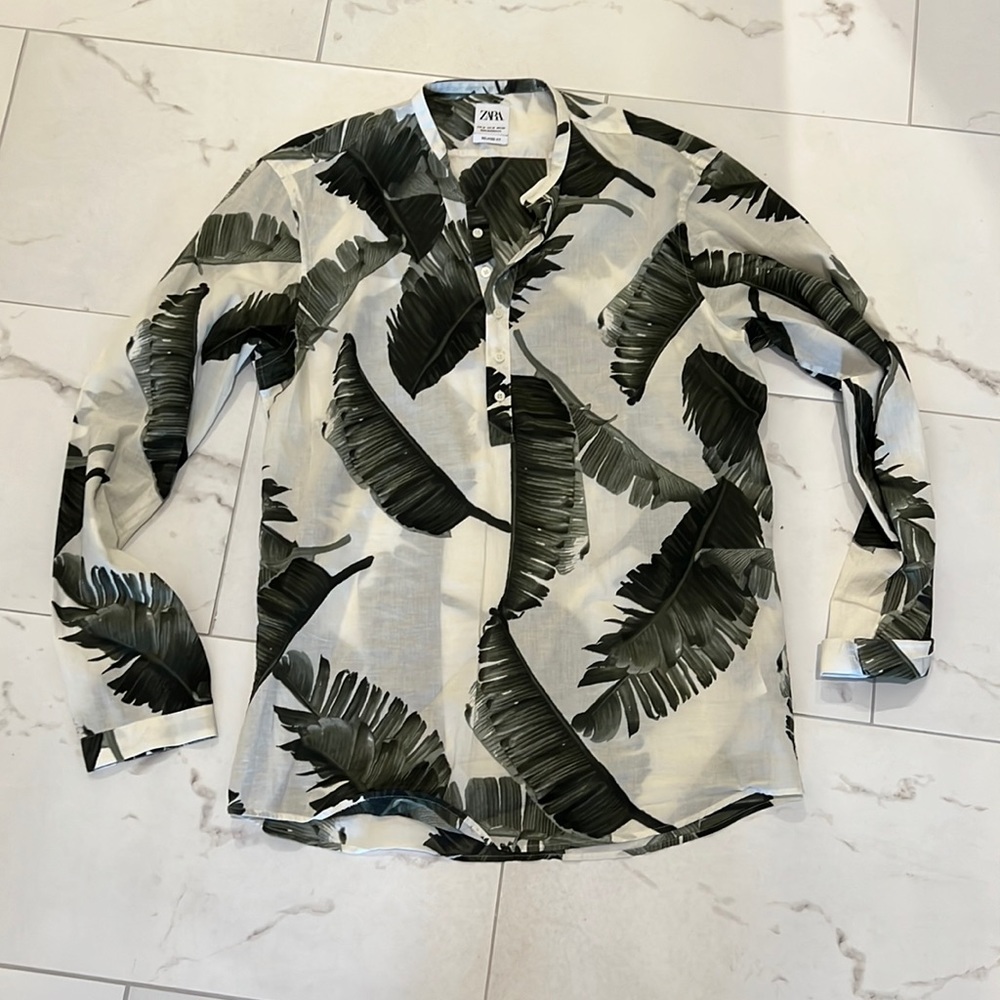 Zara Palm Frond Long Sleeve